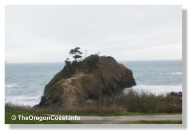 Battle Rock on the Oregon Coast