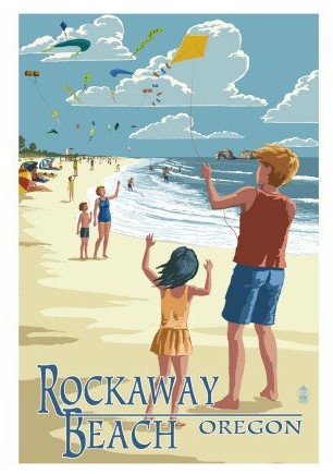 Rockaway Beach Kite Flyers