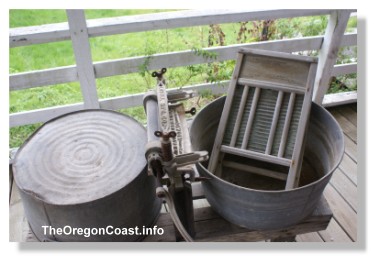 Washing Board at the Chetco Valley Historical Museum building