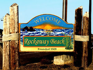 Rockaway Beach on the Oregon Coast