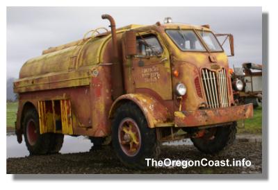 Blue Heron Fire Truck in Tillamook, Oregon